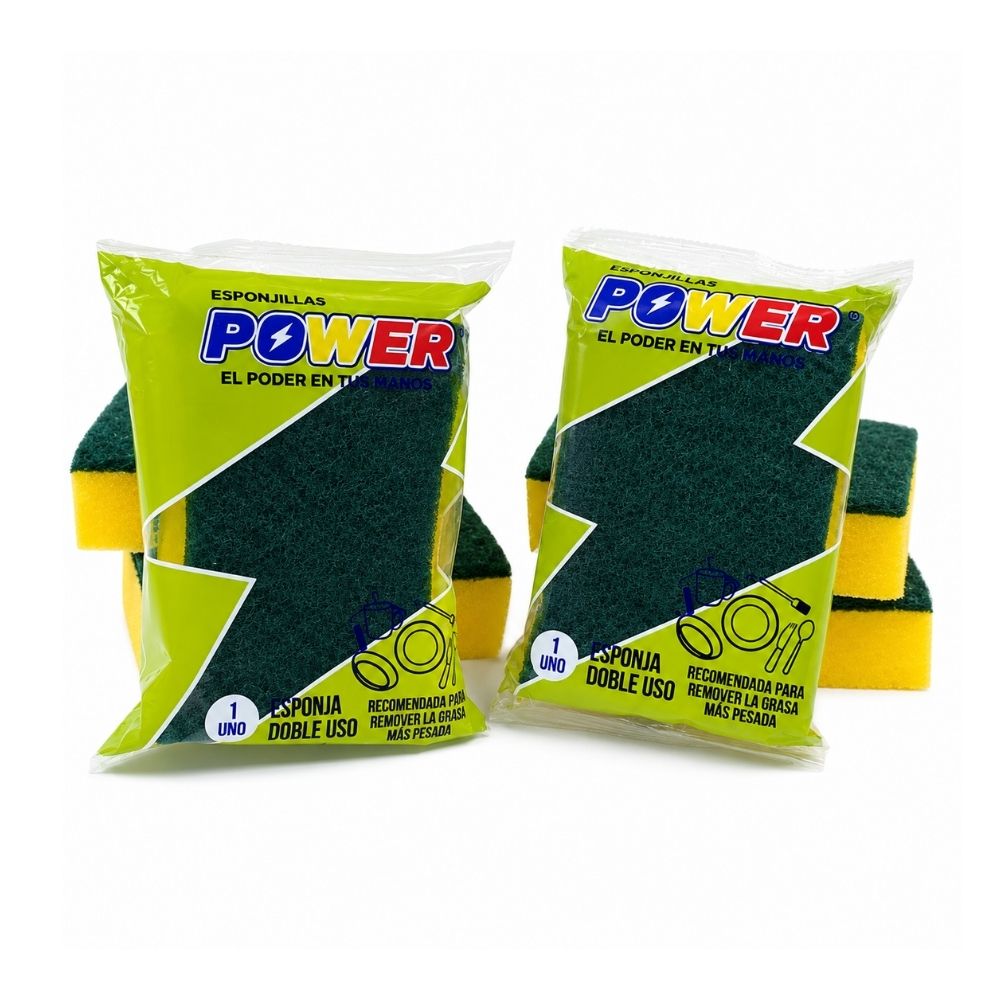 ESPONJILLA DOBLE USO 1A 6X9 PAQUETE X24
