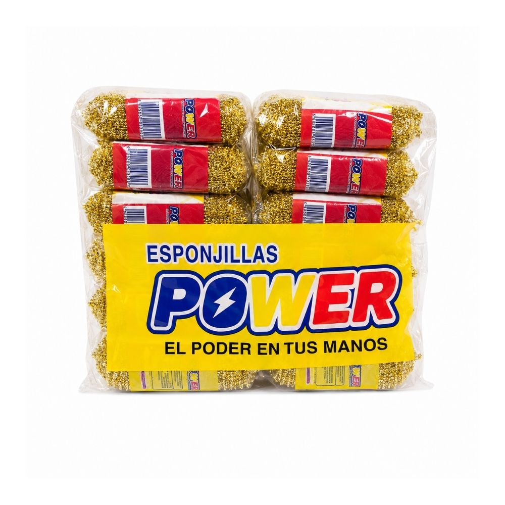 ESPONJA ORO POWER PAQUETE X12