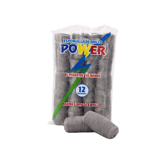 ESPONJILLA BRILLO POWER PAQUETE X12