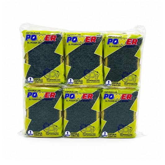 ESPONJILLA DOBLE USO 1A 7X10 PAQUETE X12