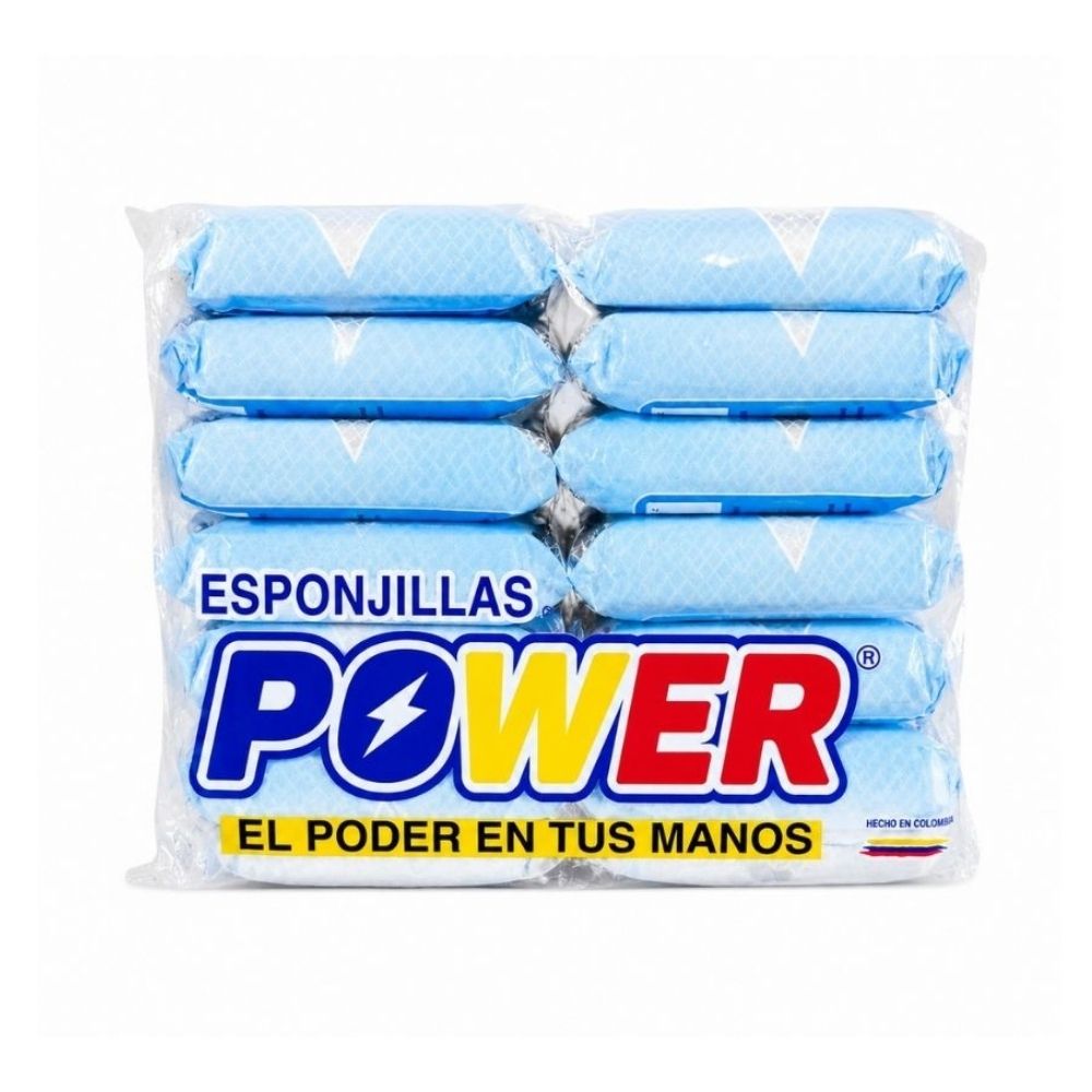 ESPONJILLA MALLA PREMIUM POWER PAQUETE X12